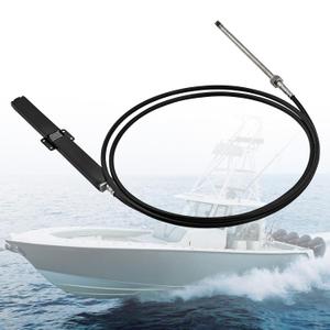 SSC13420 20Ft Mechanical Rack & Pinion Steering Cable Compatible with SB39526P SB39544P Bezel Kits for Back Mount Steering System & SH5210P SH5230P Helm Units Fits for SS14120 SS15120