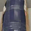 Cot Mattress Topper (Improved Thickness), Foam Quilted Pads for Camping, Soft Comfortable Sleeping Cot Mattress Pad Only, Camping Pad 75"x30" for Camp Cot/Rv Bunk/Narrow Twin Beds, Navy (30x75 Inch (Pack of 1))