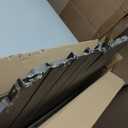 Fancyango Large Dog House Outdoor Indoor for Medium Large Dogs, Sturdy Plastic Waterproof Doghouse with Air Vents and Elevated Floor, Easy Clean and Assemble (Light Grey, 36.2''L38''W38''H)