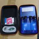 R36 Max Retro Gaming Console, Retro Handheld Console 4.0'' Screen Linux System, 64G TF Car, 4000mAh Rechargeable Portable Pocket Arcade, Transparent Blue