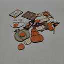 Thanksgiving Tiered Tray Decor - Give Thanks Turkey Wooden Signs Bead Garland Table Signs Farmhouse Decorations for Thanksgiving Party Home Kitchen Office