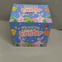 8 Pack Jumbo Easter Eggs Filled with Wind-Up Toys, Plush Chicks and Bunnies, Prefilled Easter Eggs for Kids Easter Hunt, Basket Stuffers, Party Favors and Classroom Prizes