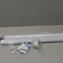 Closet Rods for Hanging Clothes, 1.3 Inch Diameter Heavy Duty Closet Rod 17-39 Inch Adjustable Clothes Hanging Bar Matte White Shower Curtain Rods for Closet, Wardrobes, Bathroom, Windows