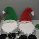 Set of 2 Lighted Christmas Gnomes Decorations, 50L 2 FT Stack-able Gnome Christmas Decor for Indoor Outdoor Festive Xmas Holiday Garden Yard Lawn