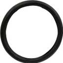 RoadPro RPSW3006 Black 18" Genuine Leather Steering Wheel Cover