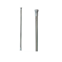 Telescopic Extendable & Adjustable Short Metal Tension Bath Rod with No Drilling Shower Curtain Pole Chrome 140 - 260