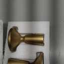 Iron Taper Candle Holder Set of 2, Heavy Candle Stick Holders Gold Candle Holders for Table Centerpiece, Weddings, Mantel and Party Decor (Antique Brass)