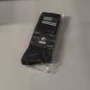 Cotton Cushioned Crew Socks, Patriotic & Thin Line Designs (Black)