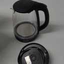 COMFEE' Electric Kettle, 1.7L Hot Water Boiler, 1500W Fast Boil, Glass Electric Tea Kettle with LED Indicator, Auto Shut-Off and Boil-Dry Protection, BPA Free (1.8 Quarts, Deep Black)