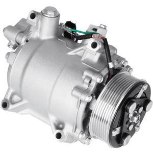 Air Conditioning Compressor & A/C Clutch for Acura RDX 2.3L 2007-2012, for Honda Civic 2.4L 2012-2015, CR-V 2.4L 2007-2014, 4717053 38810RWCA03 4717056