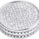 PIFOOG Bling Crystal Speed Button Sticker for Lexus RX NX RX300 RX350 NX200 NX300 ECO Push Normal Sport Car Interior Accessories Trim Silver (Speed Button Small)