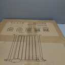 DEARBB Triple Lock Baby Gate for Stairs Doorways and House 31" to 86" Extra Wide Pressure Mounted Easy Walk Through Auto Close Safety Pet Gate Black 76.77-86.22"