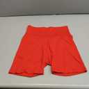 Biker Shorts - High Waisted Workout Running Volleyball Spandex Yoga, Red,Small-Meduim