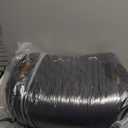 Dog Car Seat for Small/Medium Dogs Up to 35lbs,Elevated Cushion Fits in Front/Back Seat,Travel Safety Per Car Bed with Washable Removable Cover, Storage 2 Pockets Black-Orange