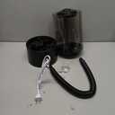 4L Reptile Humidifier Fogger with Extended Hose - Adjustable & Quiet Fogger/Mister for Chameleon, Bearded Dragon, Amphibians - Large Capacity(Black) (Black/1.06gallon)