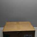 Heavy-Duty Power Tool Organizer with Charging Station,Premium Thickened Wood Panels,4 Layers + 4 Multi-Functional Side Hooks Integrated Design Power Tool Organizers and Storage (Brown Wood + Black)