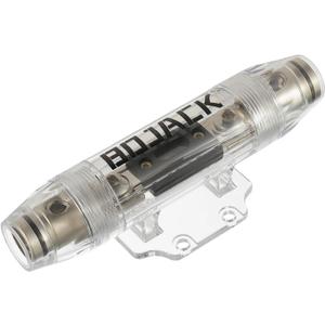 BOJACK ANL Fuse Holder with 100 Amp Fuse, Secure In-Line Installation for 0/2/4 AWG Wires, Durable Nickel-Plated Design for Maximum Protection