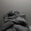 Bedsure Oversized King Comforter Set, Dark Grey Soft Prewashed Bedding for All Seasons, 3 Pieces GentleSoft Bed Set, 1 Lightweight Comforter (120"x98") and 2 Pillowcases (20"x36")