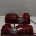 LED Tail Light for Chevy Silverado 1500 2019-2023, 2500 HD 3500 HD 2020-2023, Rear Taillight Assembly, ONLY Fi t Incandescent Model 84554656, 84554657, 84752978, 84752979, GM2800308, GM2801308 (Chrome Housing Smoked Lens)