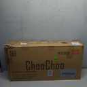 ChooChoo Shoe Storage Bench with Lift Top Storage, Entryway Bench with 2 Cushioned Seats, 3 Compartments, Adjustable Shelf, Shoe Cabinet for Entryway, Bedroom, Living Room, White