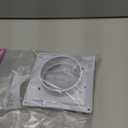 Funmit 4" Dryer Vent Cover for Exterior Wall Vent Hood Outlet Airflow Dryer Air Vent with Screen Includes 4 Screw for Easy Installation (White)