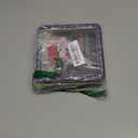 hadaaya Metal Cookie Tin with Clear Lid  Square Multipurpose Storage Container for Cookies, Candy, Snacks, Chocolate Cake, Crafts  Ideal for Parties & Gift Giving  Merry Christmas Design (1 Pack)