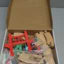 Tiny Land Wooden Train Set for Toddler - 39 Pcs- with Wooden Tracks Compatible with Major Brands - Expandable, Changeable-Train Toy for 3 4 5 Years Old Girls & Boys