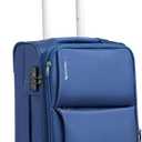 Hanke Softside Expandable 20 Inch Carry On Luggage with Wheels Airline Approved, TSA Luggage Lightweight Rolling Suitcases for Travel Carry On Bag(Blue)