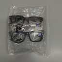 REAVEE Oversized Square Reading Glasses Oprah Style for Women, Blue Light Blocking Large Frame Computer Readers Spring Hinge (Black/Leopard/Grey Leopard) +2.25