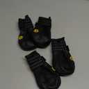 XSY&G Dog Boots,Waterproof Dog Shoes,Dog Booties with Reflective Rugged Anti-Slip Sole and Skid-Proof,Outdoor Dog Shoes for Medium to Large Dogs 4Pcs-Size7 (Size 7:3.1''x2.7'')(L*W) for 66-90 lbs, Black)