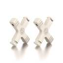 Aligner Chewies Compatible for Invisalign Aligners, Trays Seater Orthodontic Munchies for Braces, Aligner, Retainer (Pack of 2)(White)