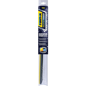 Rain-X 830214 WeatherArmor Beam Wiper Blades, 14 Inch Windshield Wipers (Pack of 1), Automotive Replacement Windshield Wiper Blades With Industrial Grade Synthetic Rubber Squeegee