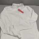 baleaf Women's Fleece Running Jacket Water Resistant Full Zip Winter Cold Weather Gear Thermal Cycling Workout Jackets (Medium, White)