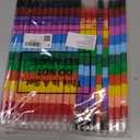 Marspark 20 Pcs Stackable Crayons Stacking Buildable Crayons Colorful Stackable Pencils Party Favors DIY Rainbow Pencil for School Office Birthday Party, 12 Colors (Vivid Color,Flat) (Vivid Color)