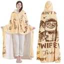 Gift for Wife, Wife Wearable Blanket Gifts from Husband, Gift for Women for Anniversary Christmas Valentines Mothers Day