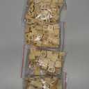 Sunnyglade 500PCS Wood Letter Tiles/Wooden Scrabble Tiles A-Z Capital Letters for Crafts, Pendants, Spelling