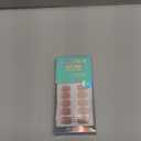 BTArtbox Press On Nails Short - Taro Nude Squoval Fall Press On Nails with Glue for Women, Opaque Soft Gel Glue On Nails in 15 Sizes - 30 Stick On Nails Kit, Clay Kiss