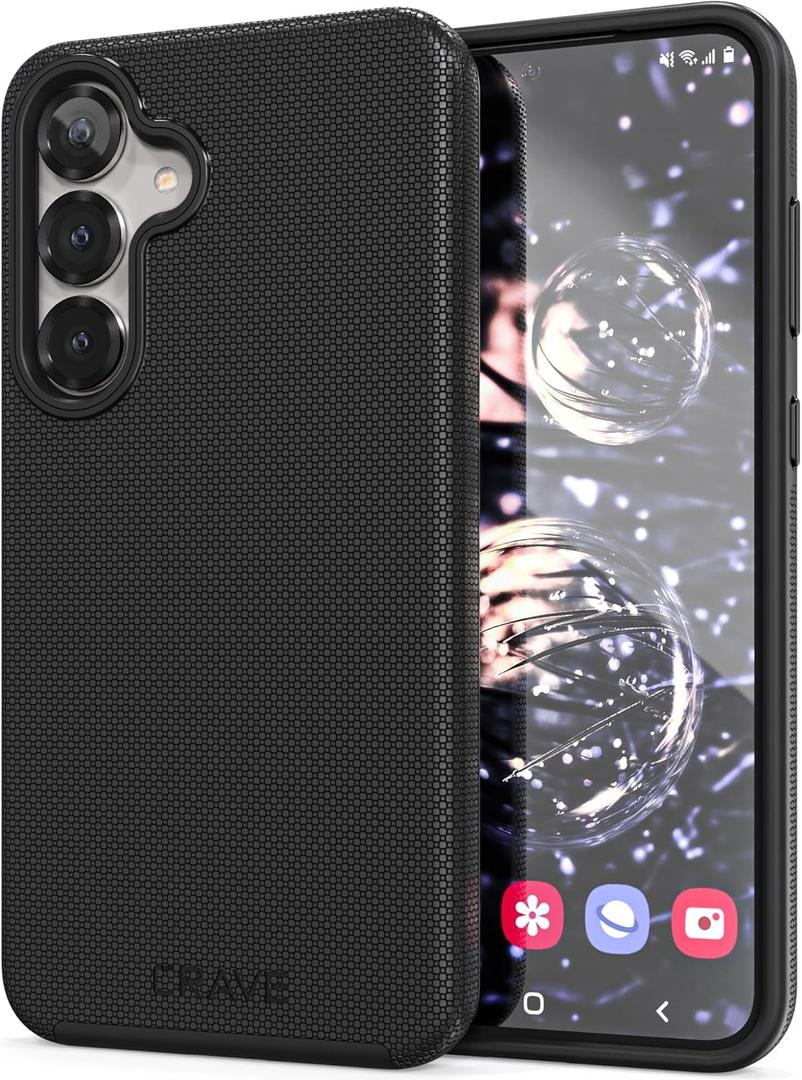 Crave Dual Guard Compatible with Samsung Galaxy S25 Plus Case, Shockproof Protection Dual Layer Case for Samsung Galaxy S25 Plus - Black