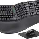 MEETION Ergonomic Keyboard and Mouse Combo, Split Design, Vertical Mouse