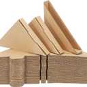 MECCANIXITY Adjustable Cardboard Corner Protector, Cardboard Edges Protector 10x10x1.7cm for Art, Packing, Shipping Supplies (Pack of 40)