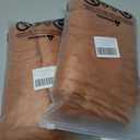 2 x Thmyo Fall Decorative Throw Pillow Covers 18x18 inch Set of 2, Caramel Pumpkin Cushion Cases for Autumn, Soft Faux Fur DIY Pillowcases for Sofa Couch Bedroom Thanksgiving Winter Home Decor Gift