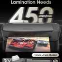 Qfun Laminator Machine 13 Inch Thermal Laminating machine 11x17 with Sheets, Cold Hot Lamination Machine 60S Warm Up Personal Laminator for Teachers, Large A3 Paper Laminate Kit for Office School Home
