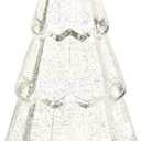 RAZ Imports 13.75" Lighted Tree Water Lantern Acrylic Snow Globe - Swirling Glitter Battery Operated