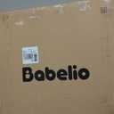 Babelio Baby Gate for Stairs, Kitchen & Doorways, No Bottom Bar| One-Handed Operation| Auto-Close| Hardware Mount (Drill Needed) Safety Dog/Pet Gate (Black - B17, 26-43" W, 28" H)