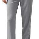 Willit Men's Linen Pants Casual Linen Dress Pants Drawstring Beach Summer Lightweight Trousers 40Wx29L