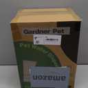 Gardner Pet Automatic Dog Water Dispenser Gravity Stainless Steel Water Waterer Feeder, 100% BPA-Free Large Capacity Water Feeding Bowls for Medium & Large-Sized Dogs Cats Other Pets -(1 Gallon) (Dark Grey)