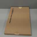 Cabbrix Simplified Desk Calendar 2025-2026 with Desktop Mat, Desk Pad Calendar Large 21" x 16-1/2" Covering July 2025 to June 2026, Monthly Desktop Calendar for Home School and Office (Black)