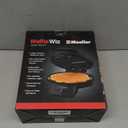 Mueller Heart 5 Waffle Maker, Waffle Iron, Adjustable Browning Control & Nonstick, Cool Touch Handle, Easy to Clean, Small Kitchen Appliances