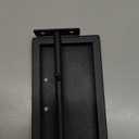 Chunful 1 Pc Megalodon Shark Tooth Display Stand Metal Shark Tooth Holder Display Easel Holder for Slab Slice Fossil Flat Crystals and Minerals, Black, 4 x 4.5 x 2.5''