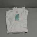 WIHOLL Womens Summer Tops Short Petal Sleeve Shirts Fashion V Neck Outfits Clothes (X-Large, 01 White)